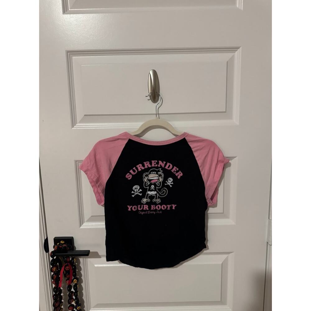 Bobby Jack "Surrender Your Booty" Raglan Tee